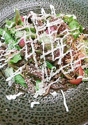 焼肉緑黄色野菜サラダ-レシピのメイン写真