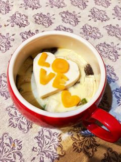 電子レンジで記念日にほっこり茶碗蒸し♡-レシピのメイン写真