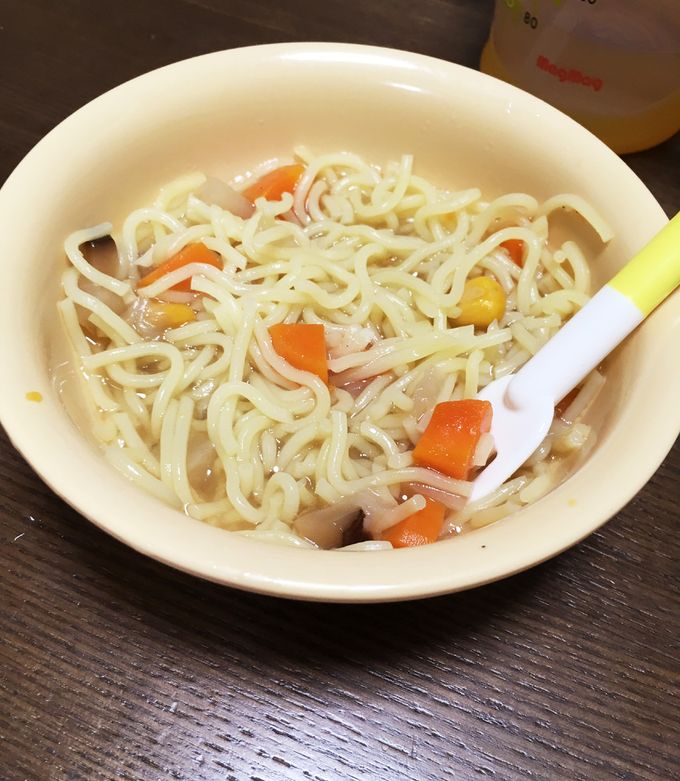 お野菜MIXで簡単！一歳〜の幼児ラーメン-レシピのメイン写真