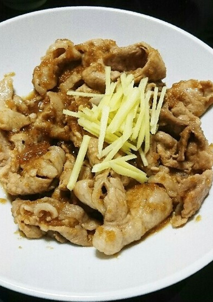 豚の生姜焼き（生姜たっぷりめ）-レシピのメイン写真