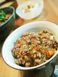 【2歳と食べる】野菜あんかけそぼろ丼-レシピのメイン写真