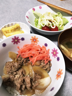 簡単牛丼-レシピのメイン写真