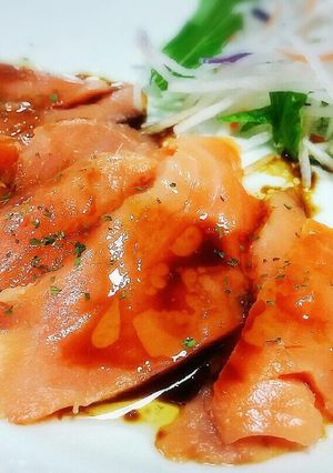 スモークサーモンの☆和風カルパッチョ☆-レシピのメイン写真