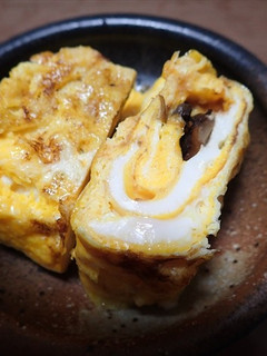 ムラサキシメジの卵焼き-レシピのメイン写真