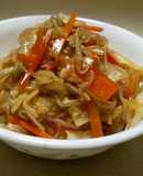 低カロリーなこんにゃく焼きそば！