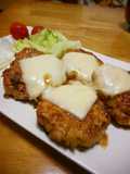 鶏つくねのチーズ照焼き