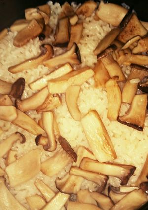 土鍋で絶品～エリンギご飯(//∇//)♪-レシピのメイン写真