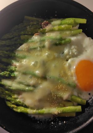 アスパラガスのアンチョビチーズ焼き-レシピのメイン写真