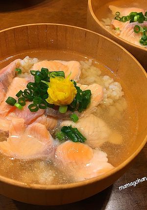 サーモン茶漬け-レシピのメイン写真