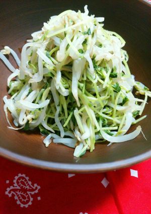 レンジで簡単☆もやしと豆苗の和え物-レシピのメイン写真