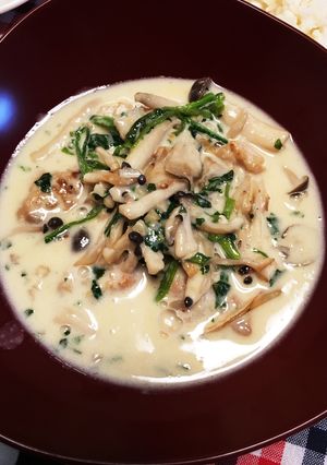 *鶏肉ときのこのクリーム煮*-レシピのメイン写真