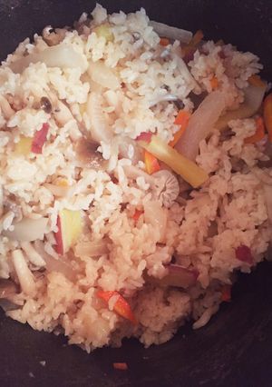 余った煮物の汁で炊き込みご飯-レシピのメイン写真