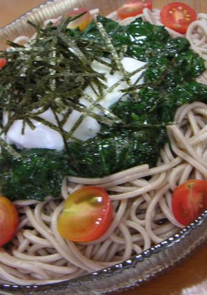 モロヘイヤそば-レシピのメイン写真