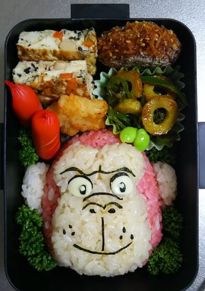 旦那⭐キャラ弁 いちごり先生-レシピのメイン写真