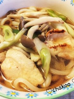 鳥南蛮うどん ☆むね肉でもしっとりつるん-レシピのメイン写真