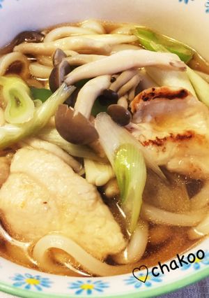 鳥南蛮うどん ☆むね肉でもしっとりつるん-レシピのメイン写真