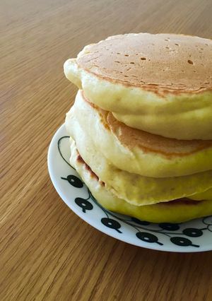 ミキサーで簡単♪豆腐のもちもちパンケーキ-レシピのメイン写真