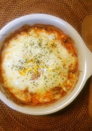【糖質オフ】納豆キムチグラタン-レシピのメイン写真