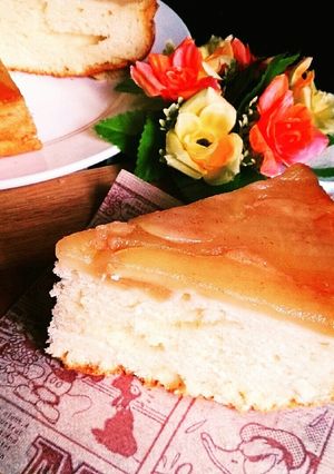 パウンドケーキでりんごのタルトタタン風-レシピのメイン写真