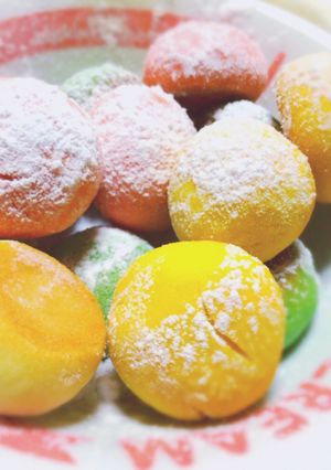 カラフルスノーボールクッキー！(簡単)-レシピのメイン写真