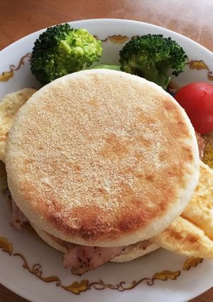 簡単ベーコンオムレツサンド！！-レシピのメイン写真