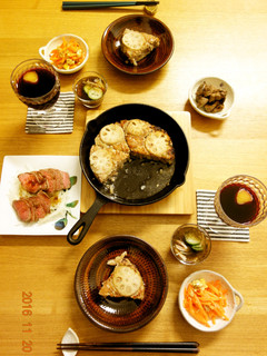 れんこんのっけハンバーグ♪-レシピのメイン写真