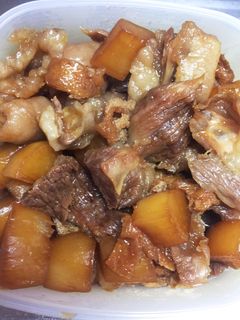 でらうま!時短!炊飯器で牛スジ&大根煮-レシピのメイン写真