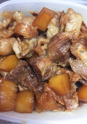 でらうま!時短!炊飯器で牛スジ&大根煮-レシピのメイン写真
