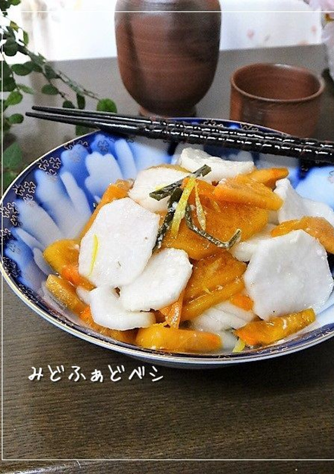 箸休めに✿柿と大根のべったら漬け-レシピのメイン写真