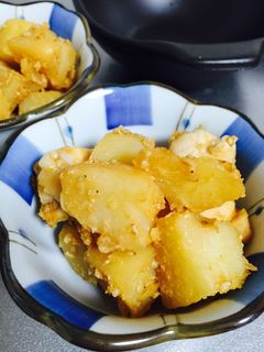 じゃがいもと鶏肉の味噌炒め-レシピのメイン写真