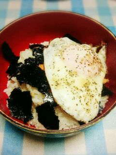 簡単!朝食やランチに!のりたま鮭丼-レシピのメイン写真