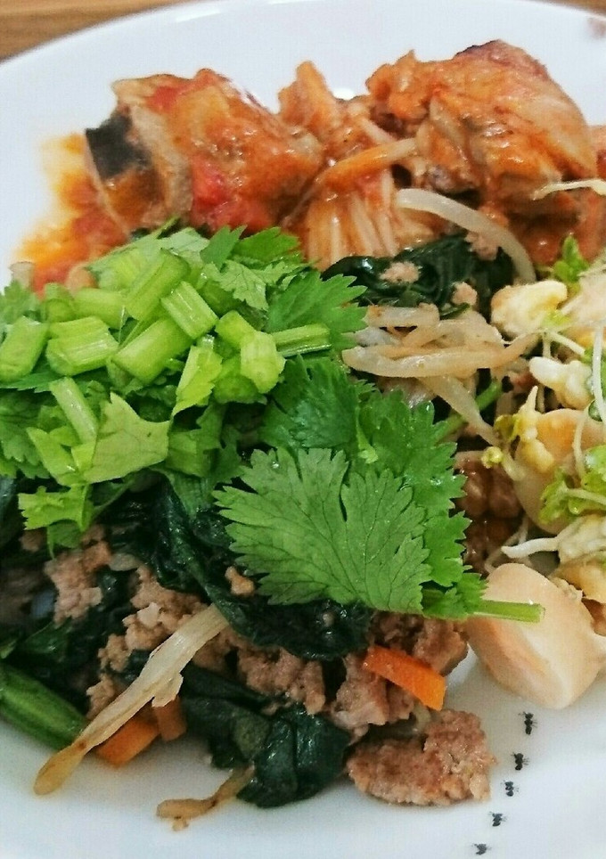 エスニック風＊野菜とそぼろ炒め-レシピのメイン写真