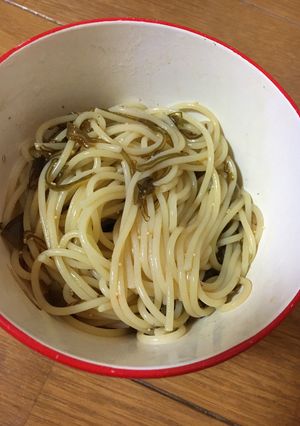 ダイエット 簡単 めかぶスパゲティ-レシピのメイン写真