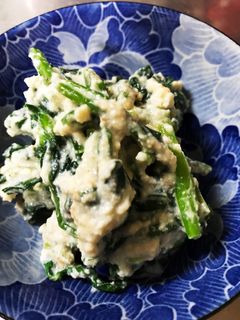 ほうれん草の白和え【男の簡単和食】-レシピのメイン写真