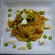 冷たいごろごろ具だくさんのトマトパスタ