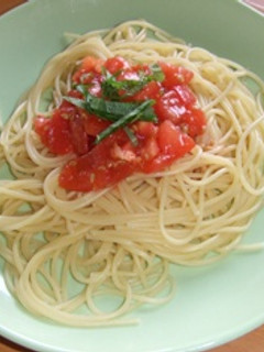 和風トマトソースの冷たいパスタ-レシピのメイン写真