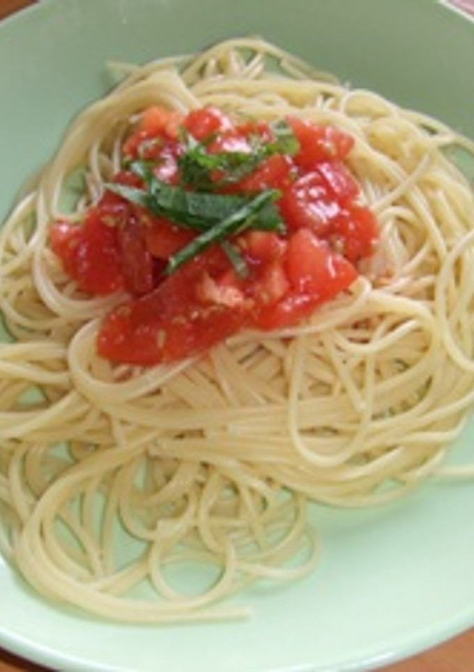 和風トマトソースの冷たいパスタ-レシピのメイン写真
