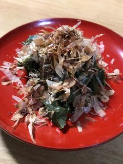出がらし茶葉のお浸し-レシピのメイン写真