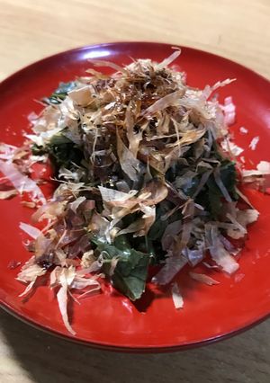 出がらし茶葉のお浸し-レシピのメイン写真