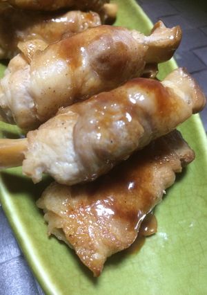コツなしエリンギの豚ロース肉巻き-レシピのメイン写真