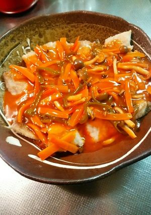 鮭の甘酢あんかけ-レシピのメイン写真