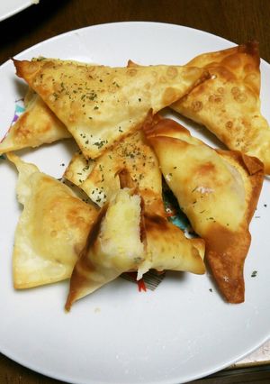 焼売の皮で☆ベーコンポテトパイ-レシピのメイン写真