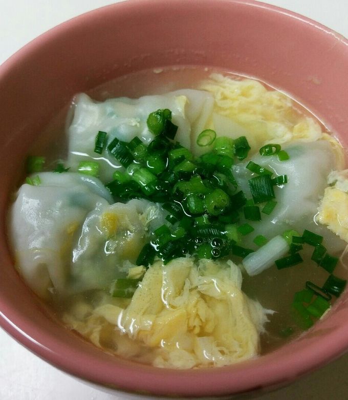 我が家のオウチ餃子de簡単水餃子スープ❤-レシピのメイン写真