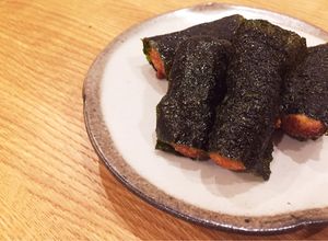 創作料理店の味＊柚子胡椒の大和芋磯辺揚げ-レシピのメイン写真