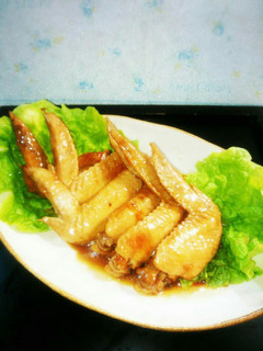 鶏手羽先の煮込み(薬膳風~)-レシピのメイン写真