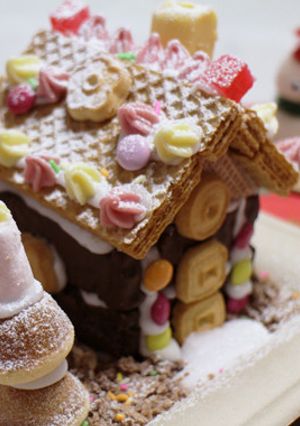 子どもと作ろう！お菓子の家-レシピのメイン写真