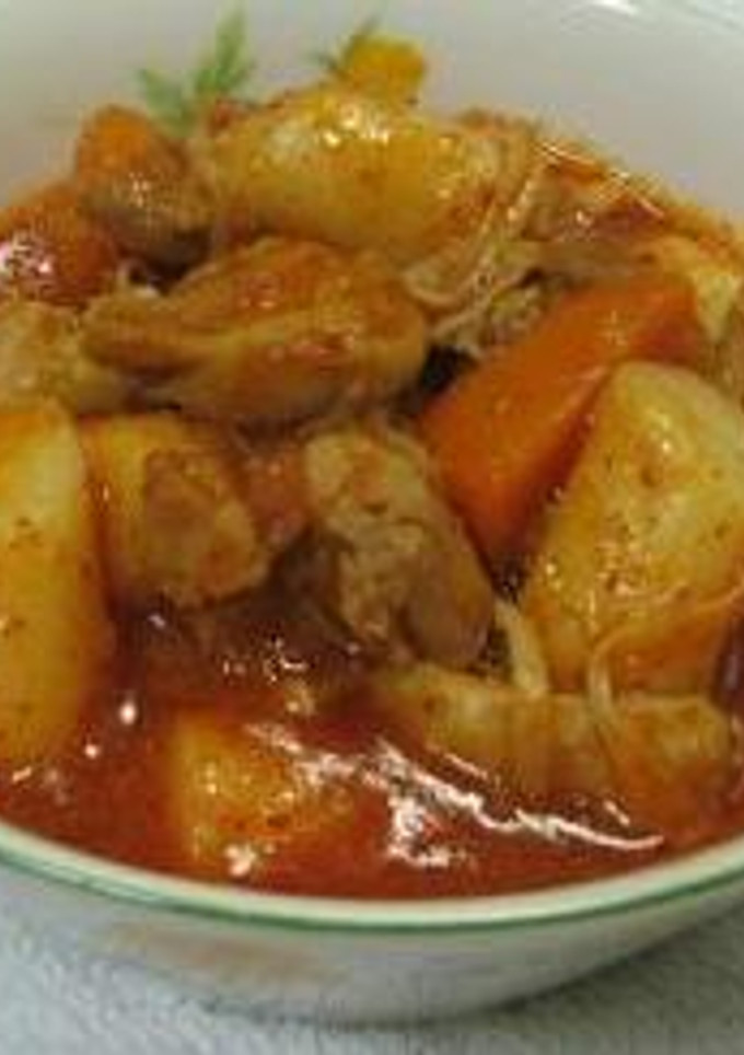 超簡単！韓国風鶏の煮物-レシピのメイン写真