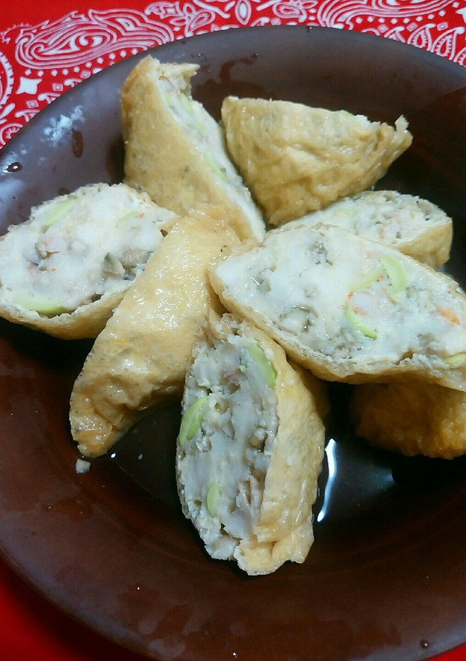 ☆えびしんじょのきんちゃく煮☆-レシピのメイン写真