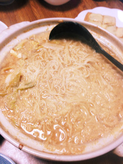 寒い時こそ!そうめん入り豆乳鍋-レシピのメイン写真