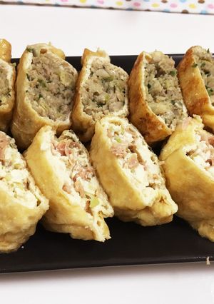 節約☆ヘルシー☆油揚げの包み焼き-レシピのメイン写真